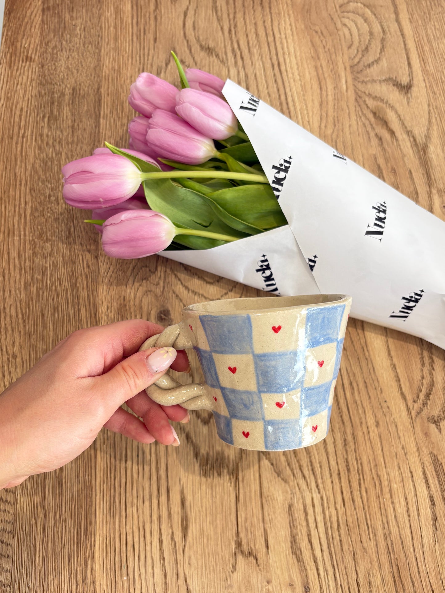 Checking Out Mug